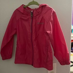 Pink Columbia wind breaker
